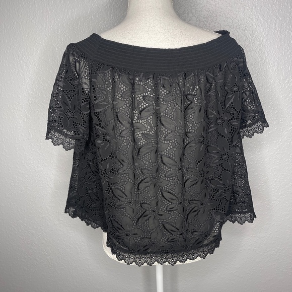 Karen Millen black off the shoulder top - Picture 4 of 8
